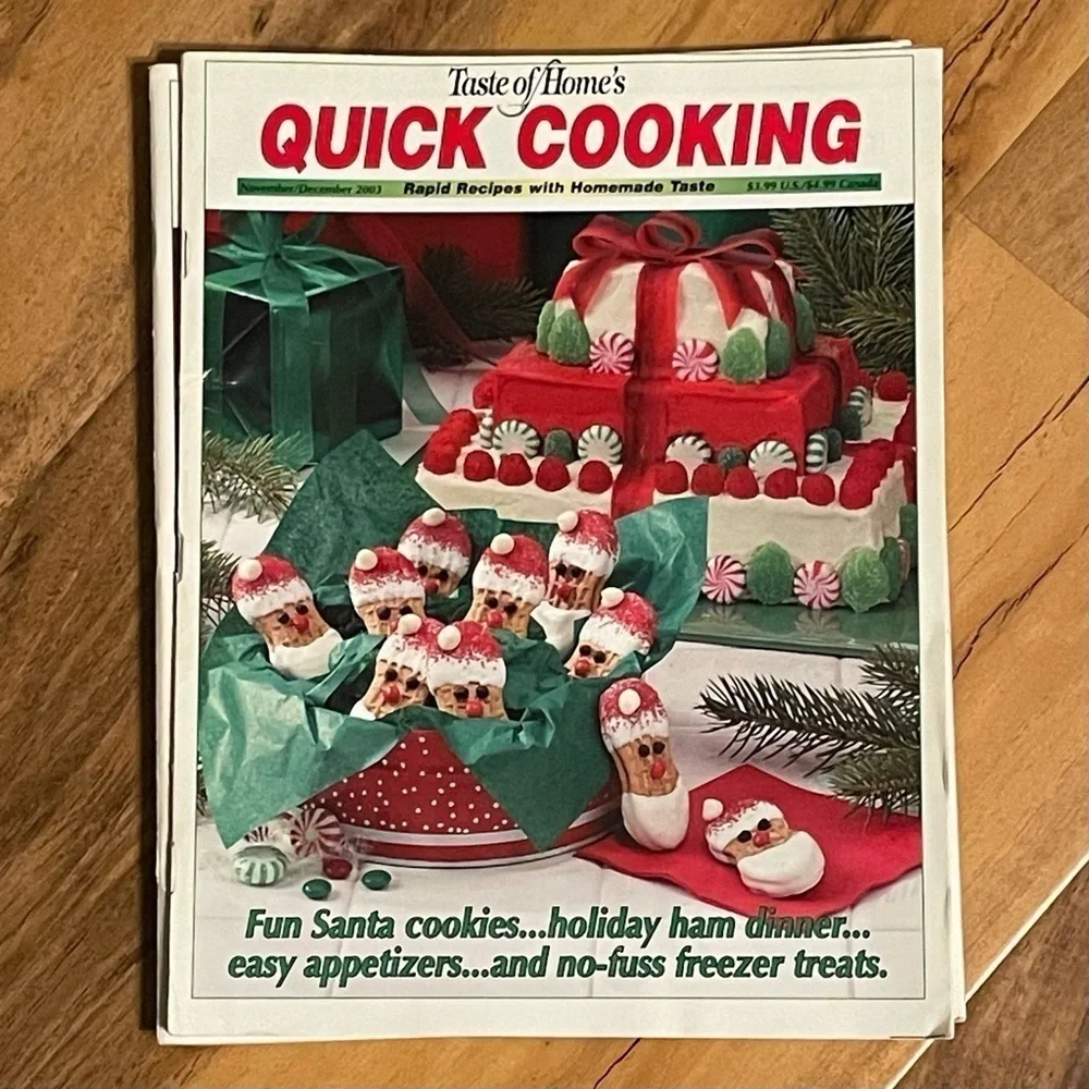 Taste of Home Quick Cooking Magazines Lot/Bundle of 8